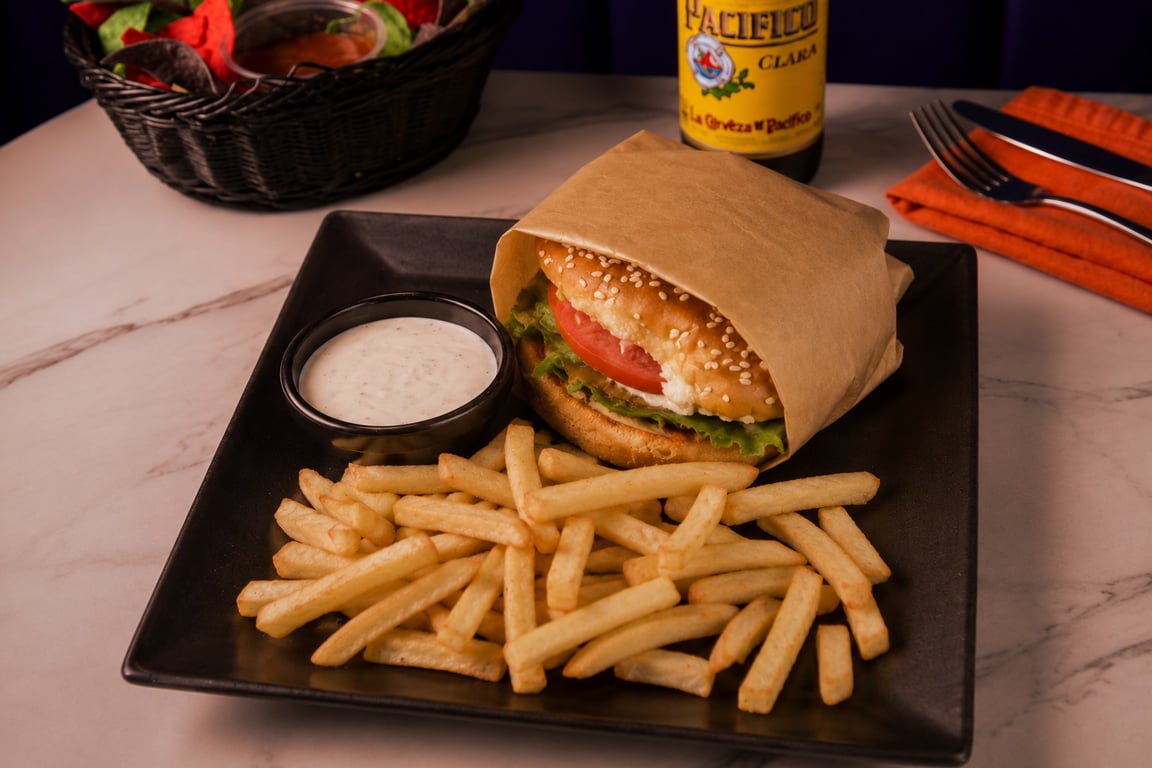 Hamburger with Regular Fries
