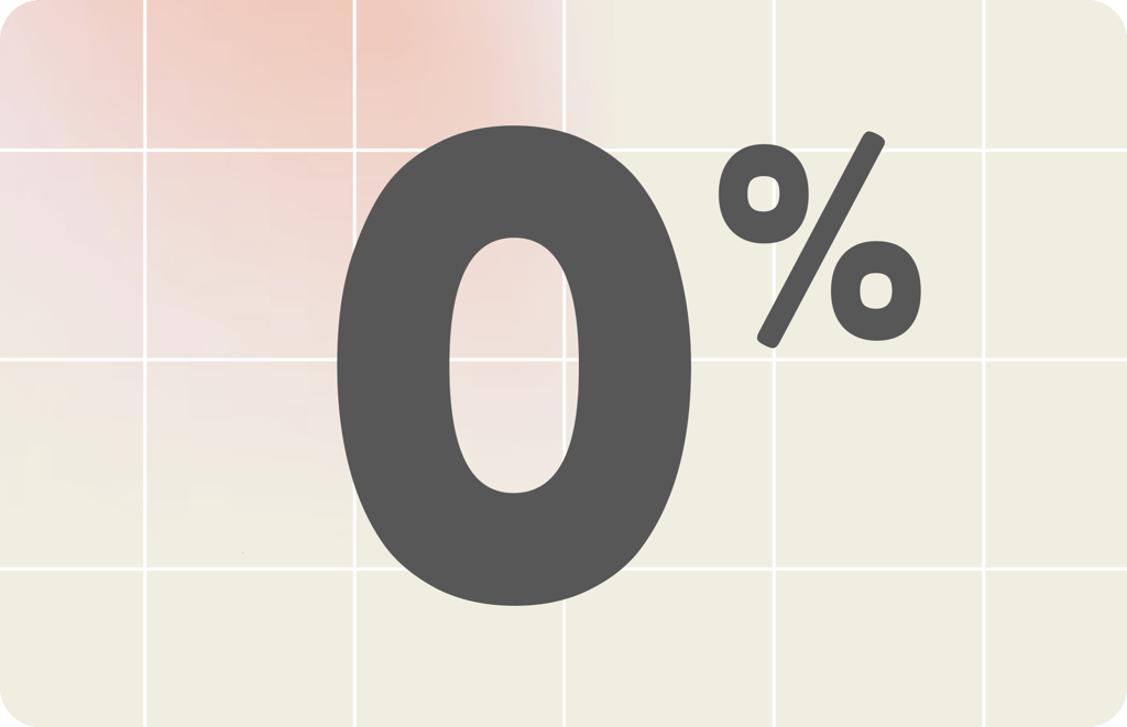 0% commission