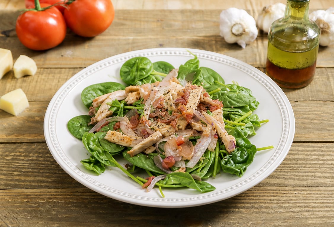 Warm Spinach Salad
