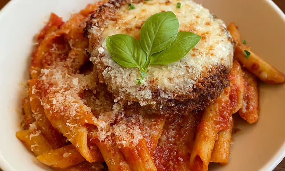 Eggplant Parmigiana Pasta