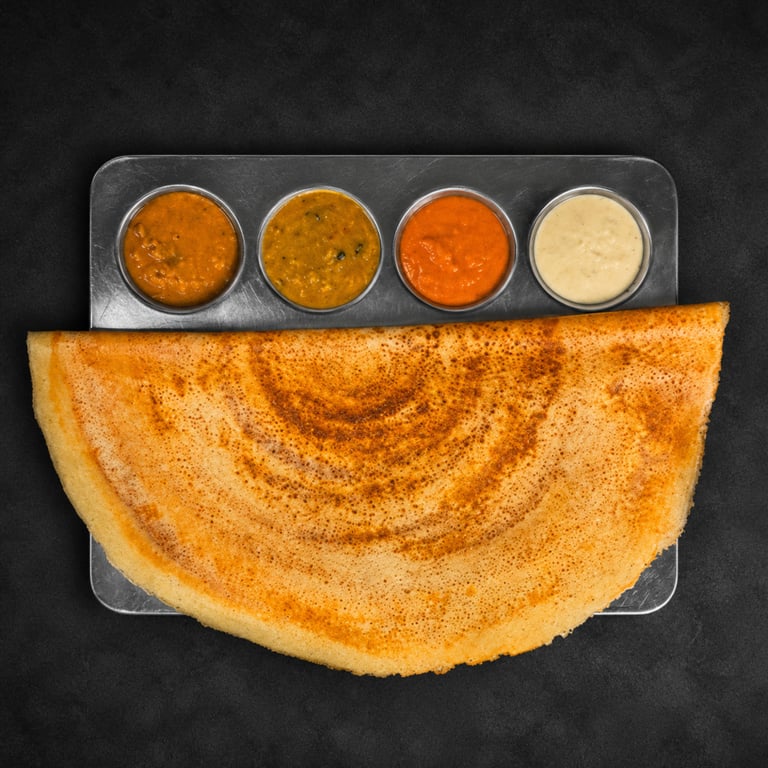 Andhra Kara Ghee Dosa
