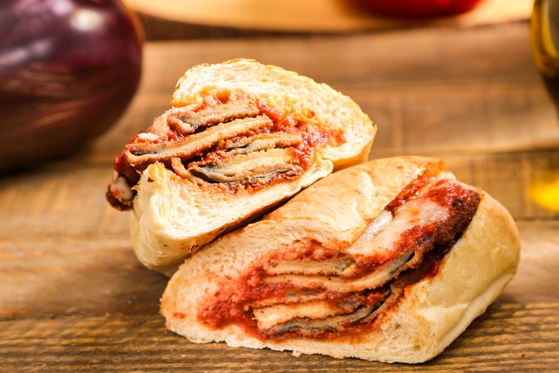 Eggplant Parmigiana Sub