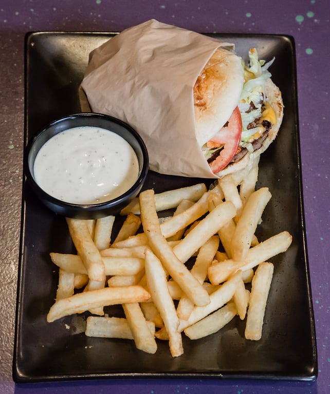 Hamburger with Regular Fries