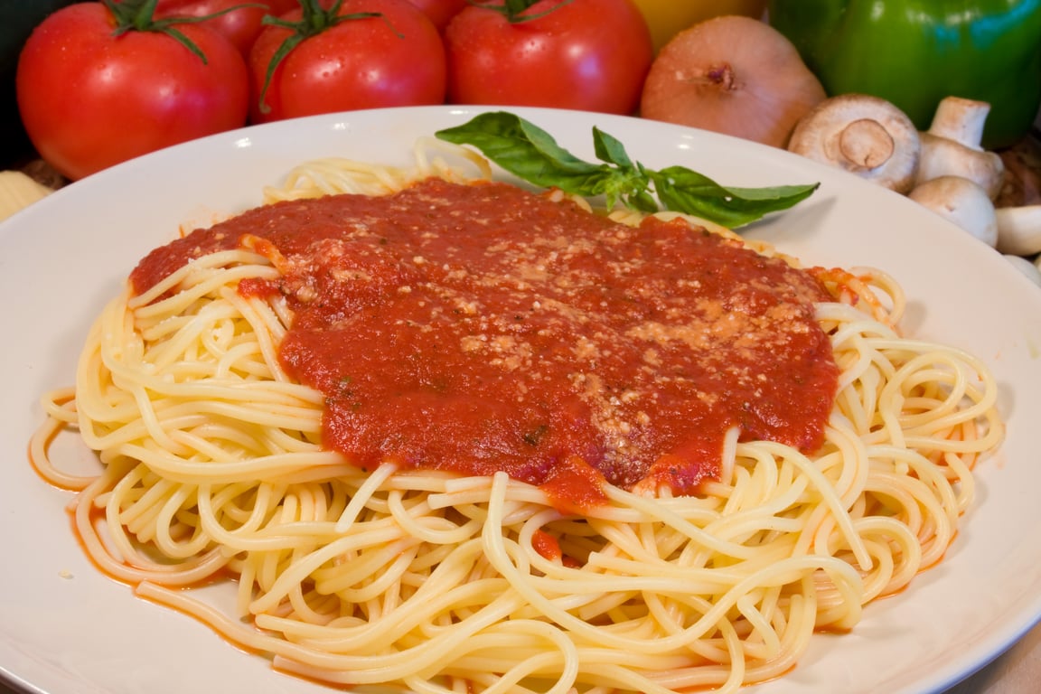 Spaghetti or Rigatoni Marinara
