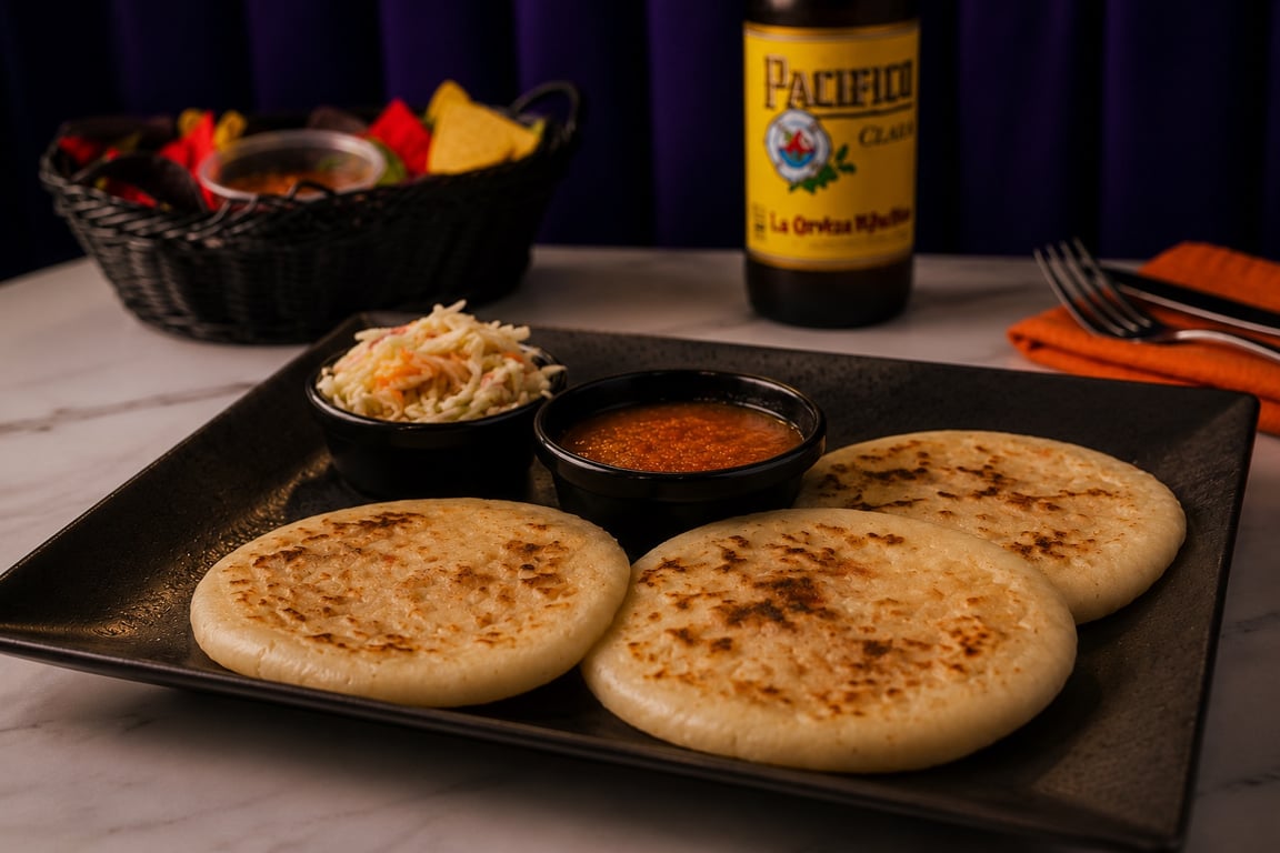 Chicharron Con Queso Pupusa