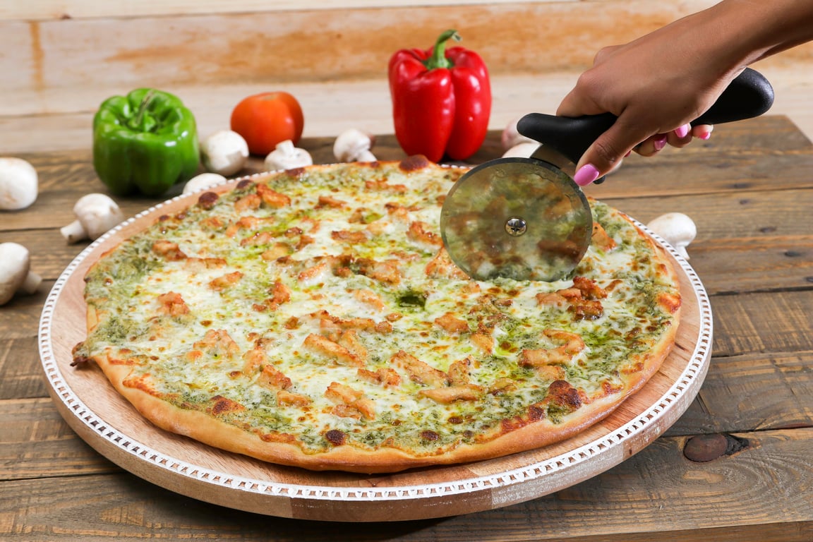 Chicken Pesto Pizza