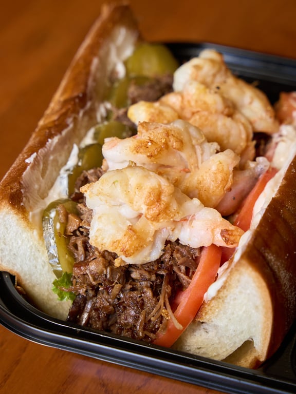 Surf & Turf Po'Boy