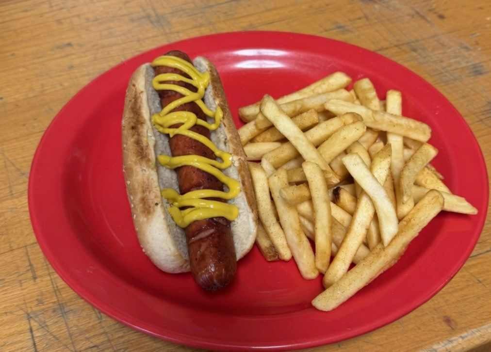 Hank's Dog with French Fries