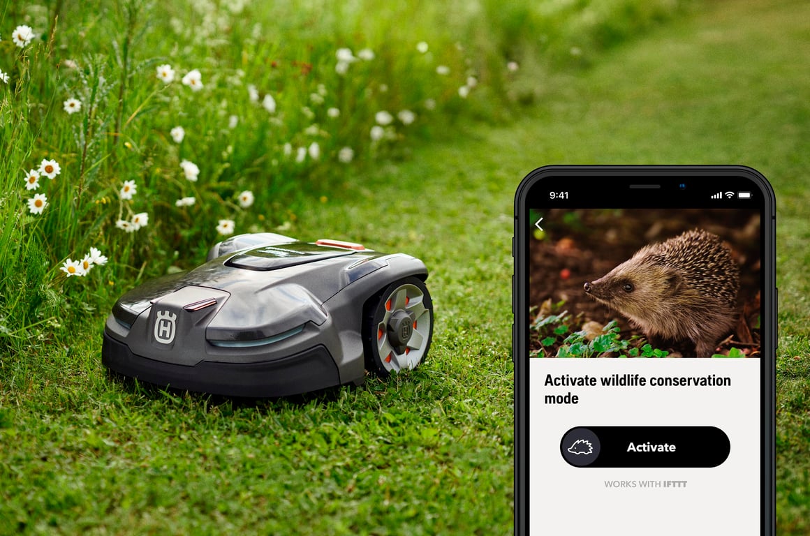 Používejte chytrá propojení v aplikaci Automower® Connect nebo si vytvořte vlastní flexibilní postupy pomocí služby IFTTT.