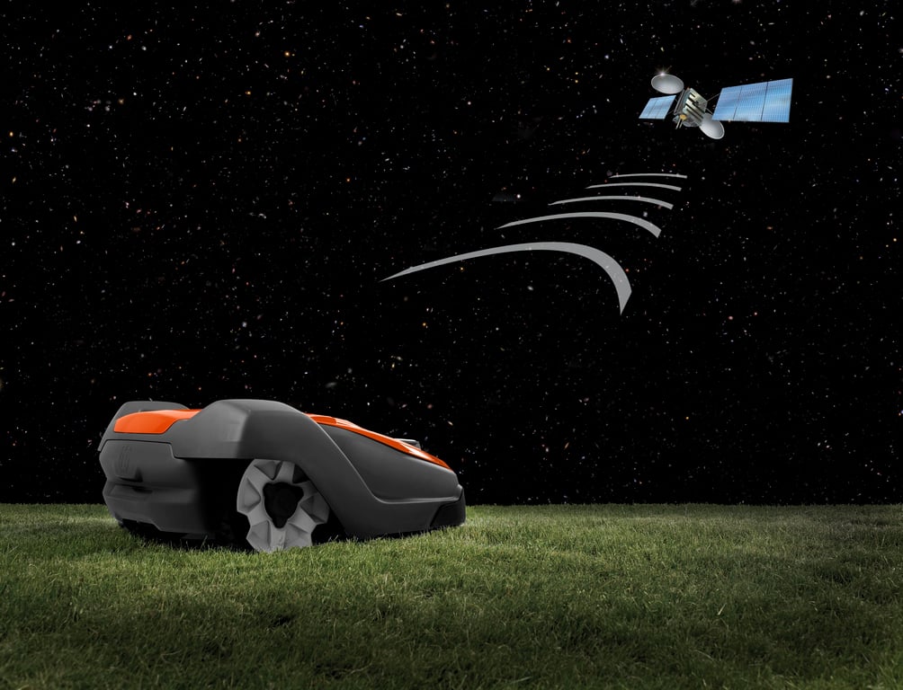 Navigace s pomocí GPS zajišťuje rovnoměrné sečení celé vaší zahrady.