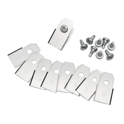 Bezpečné žací břity s dlouhou životností, 45 ks, uhlíková ocel 0,60 mm 