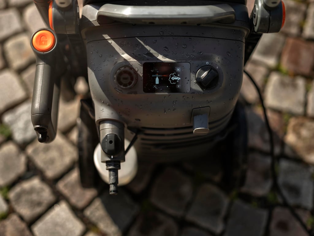 Easy operation thanks to the guiding digital display.