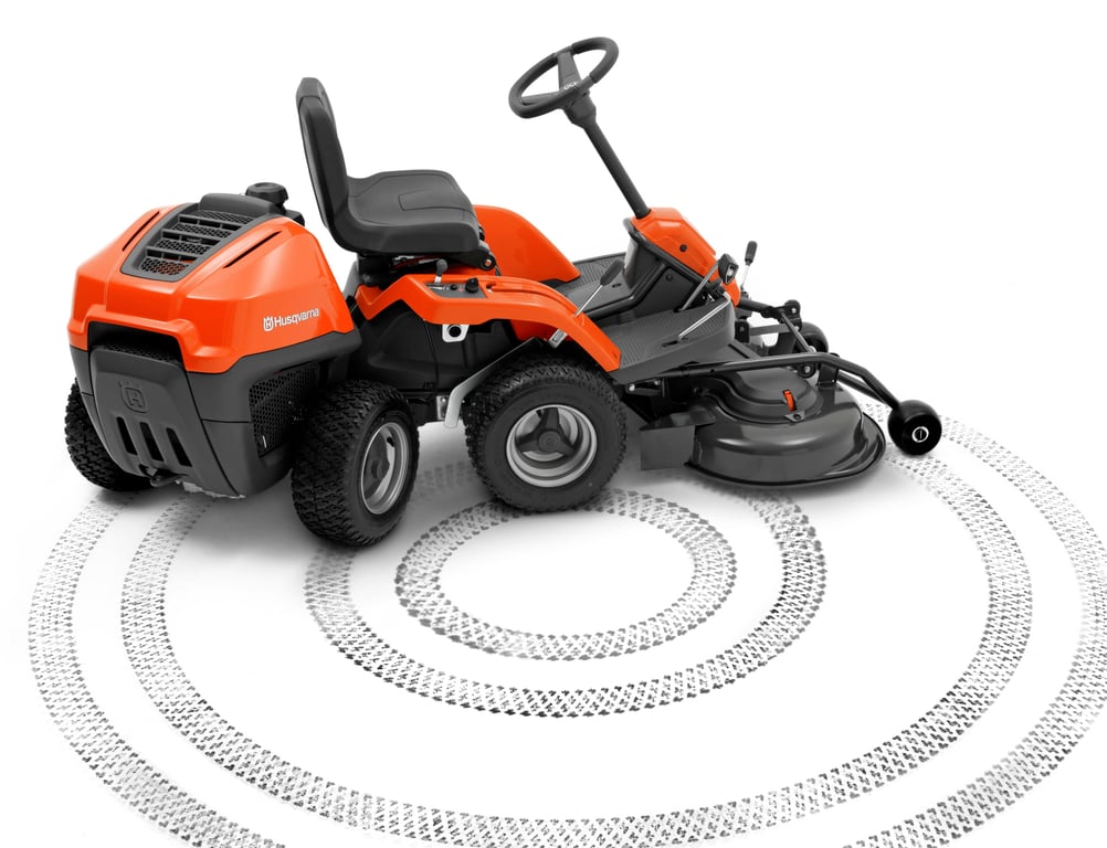 Kloubové řízení zajišťuje vynikající ovladatelnost a usnadňuje jízdu kolem překážek.