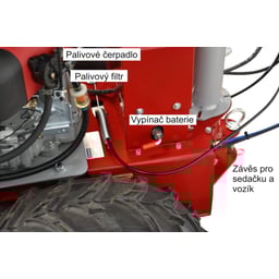 Obrázek #2 k produktu Pohonná jednotka Panter FD3-500 s dvoububnovou sekačkou RZS121