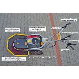 Obrázek #6 k produktu Pohonná jednotka Panter FD2H s bubnovou sekačkou RZS70K