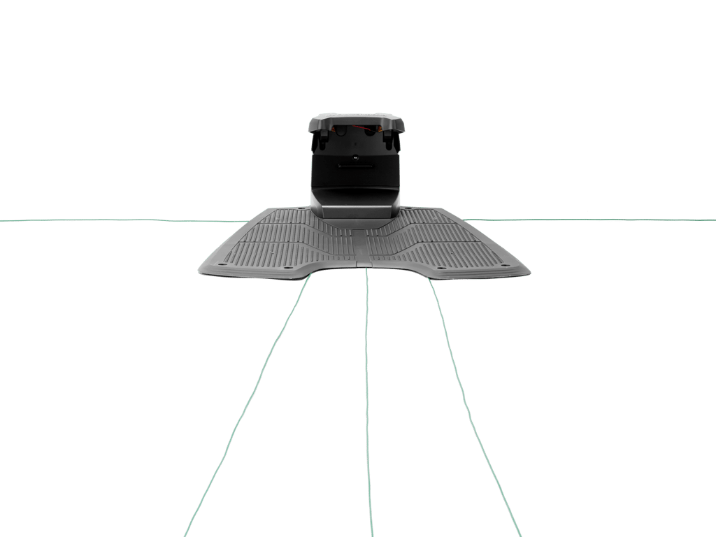 Tři naváděcí vodiče zkracují čas hledání nabíjecí stanice v rozlehlých zahradách.