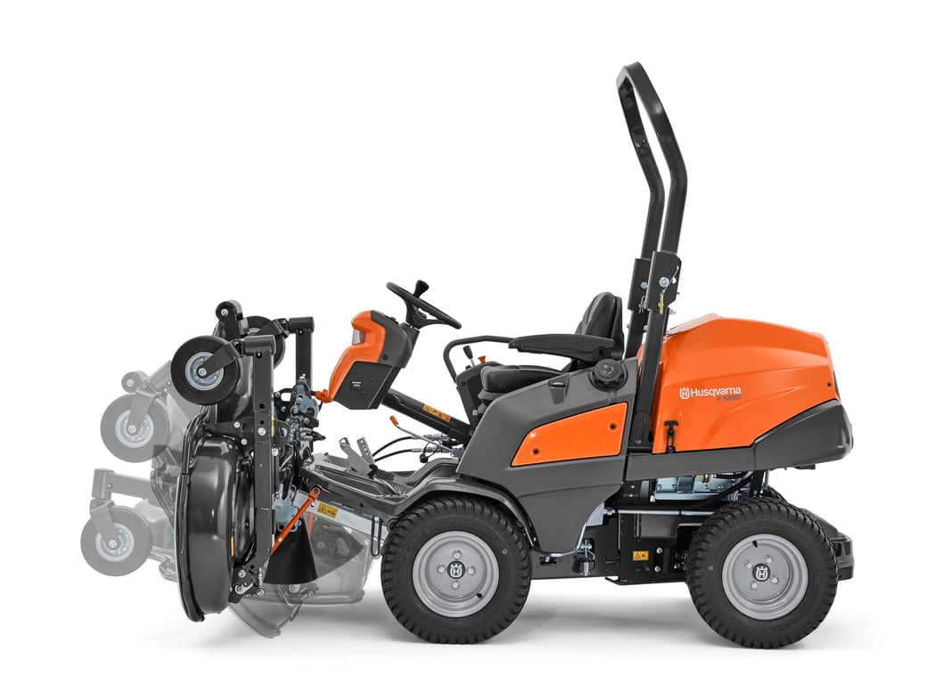 Servisní poloha pro snadnou údržbu žacího ústrojí