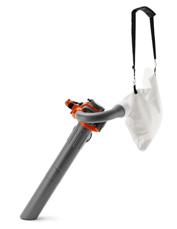 Proměňte foukač v mulčovací vysavač na trávu, abyste snadno rozdrtili a posbírali zahradní odpad