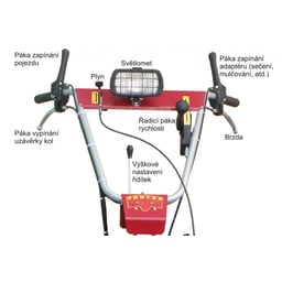 Obrázek #1 k produktu Pohonná jednotka Panter FD3-500 s dvoububnovou sekačkou RZS121