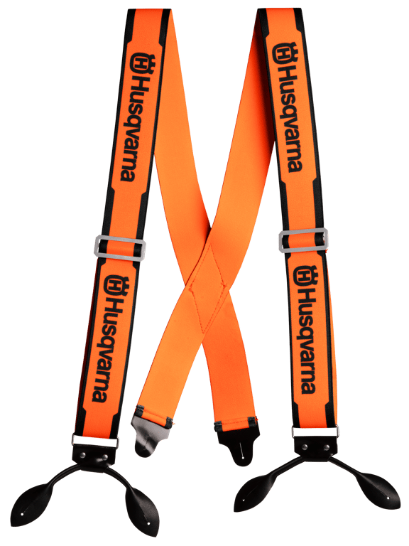 Obrázek k produktu Šle Husqvarna s koženými poutky 