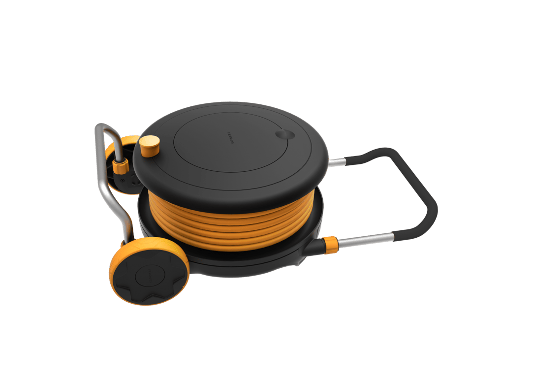 Obrázek k produktu Vozík s bubnem a hadicí L 1/2",  dosah 31,5 m