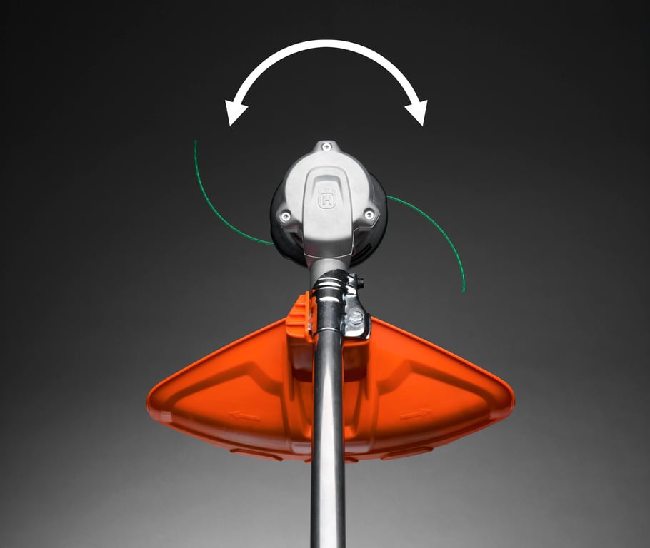 Otáčení oběma směry pro důkladnější vyžínání