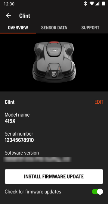 Pomocí aplikace Automower® Connect můžete snadno aktualizovat software a využívat nové funkce a aktualizace.