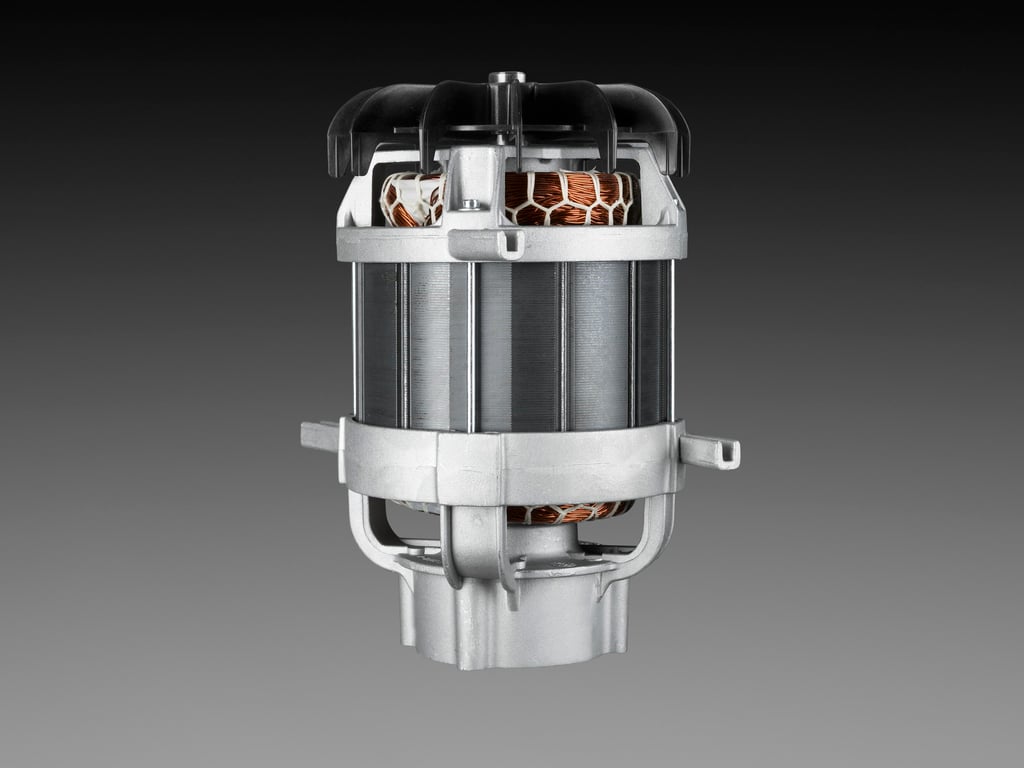 Indukční motor spojuje vynikající výkon, vysokou odolnost a dlouhou životnost.