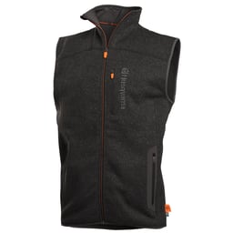 Vesta fleecová, pánská, šedá 