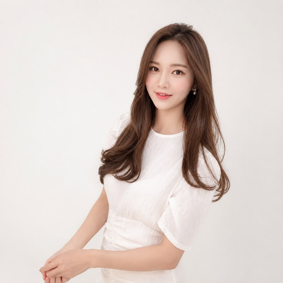 비기닝 롱 헤어 17/41 — 내추럴 레이어드 C컬 · 긴 기장에 은은한 C컬을 더해 부드럽고 여성스러운 실루엣을 완성했습니다.