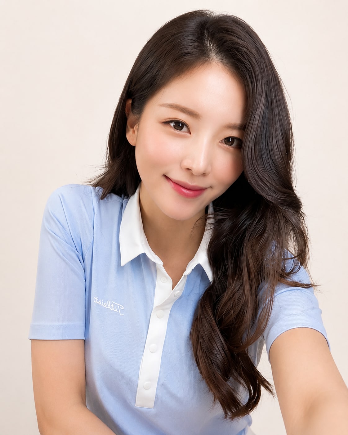 비기닝 롱 헤어 25/41 — 사이드 파트 소프트 웨이브 · 자연스럽게 넘어가는 앞선과 부드러운 컬로 편안한 롱헤어를 완성했습니다.