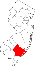 Atlantic County, New Jersey Map