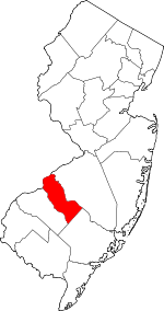 Camden County, New Jersey Map