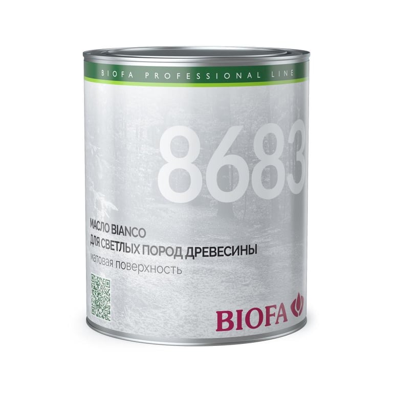 8683 Bianco Масло для светлых пород древесины Biofa