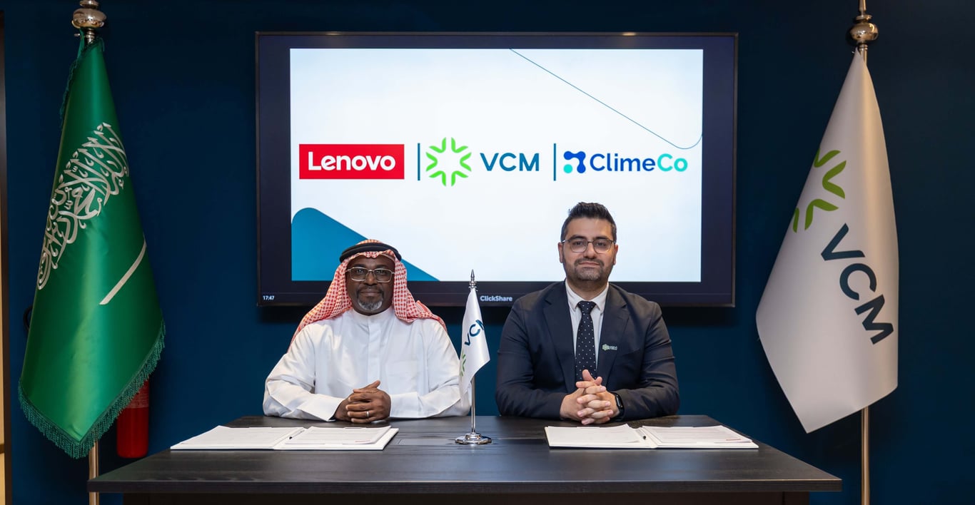 VCM, Lenovo, and ClimeCo Partner to Accelerate Sustainable Industrial Growth in Saudi Arabia