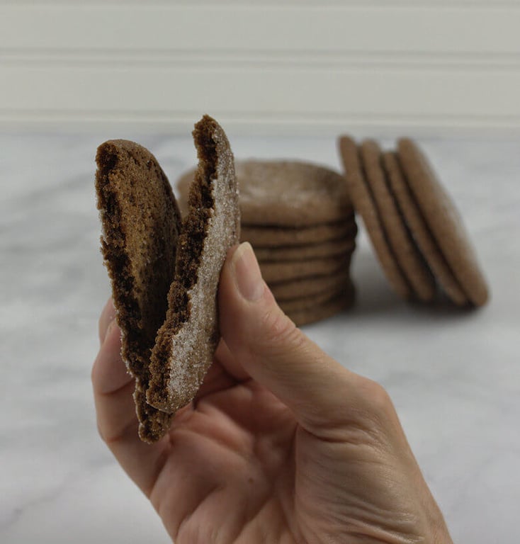 A look inside a Chocolate Sugar Cookie