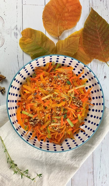 Golden Beet Salad in bowl