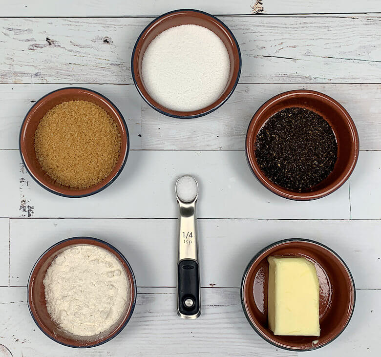 Ingredients Earl Grey Sables