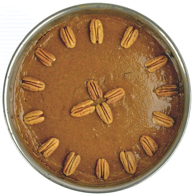 Top down picture of Pumpkin Pie