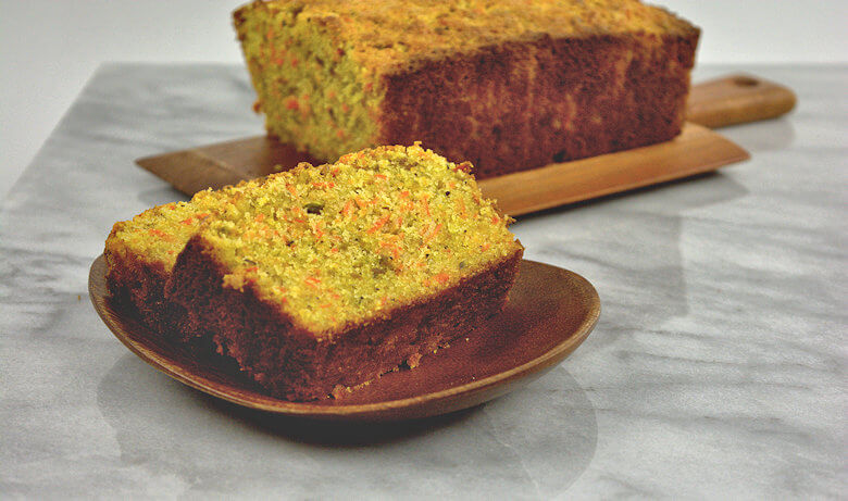 Picture of slices of Semolina Carrot Cake