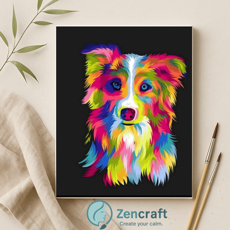 Rainbow Collie