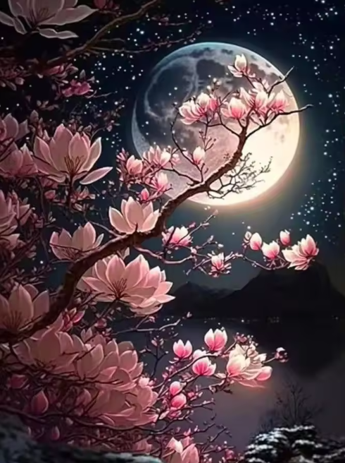 Moonlit Sakura