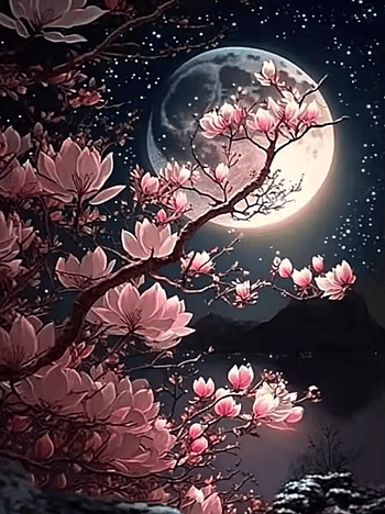Moonlit Sakura
