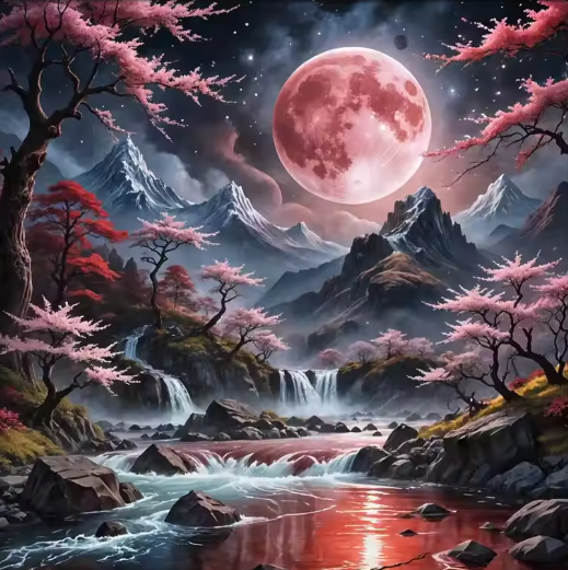 Crimson Moon Falls