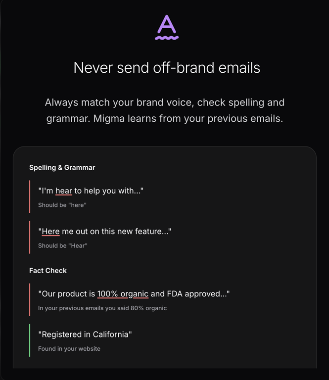 Never Send off Emails