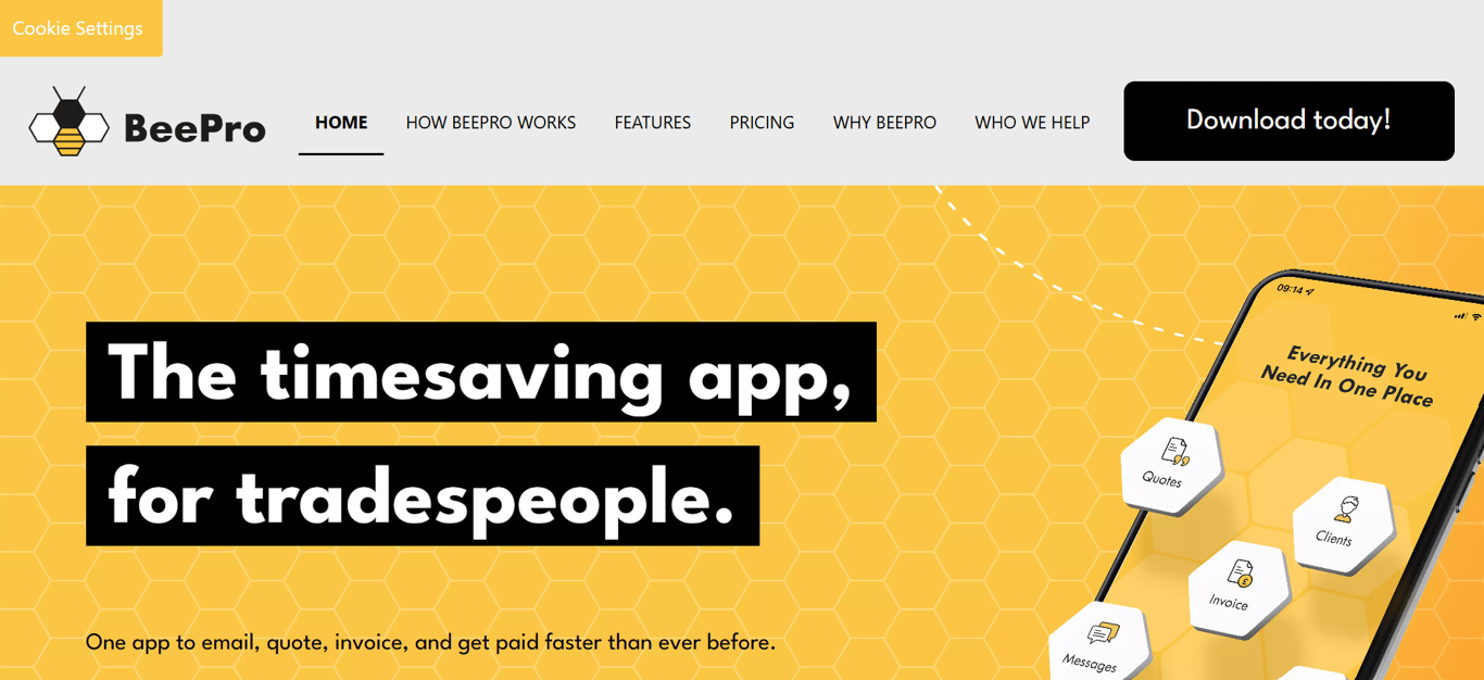 BeePro Homepage