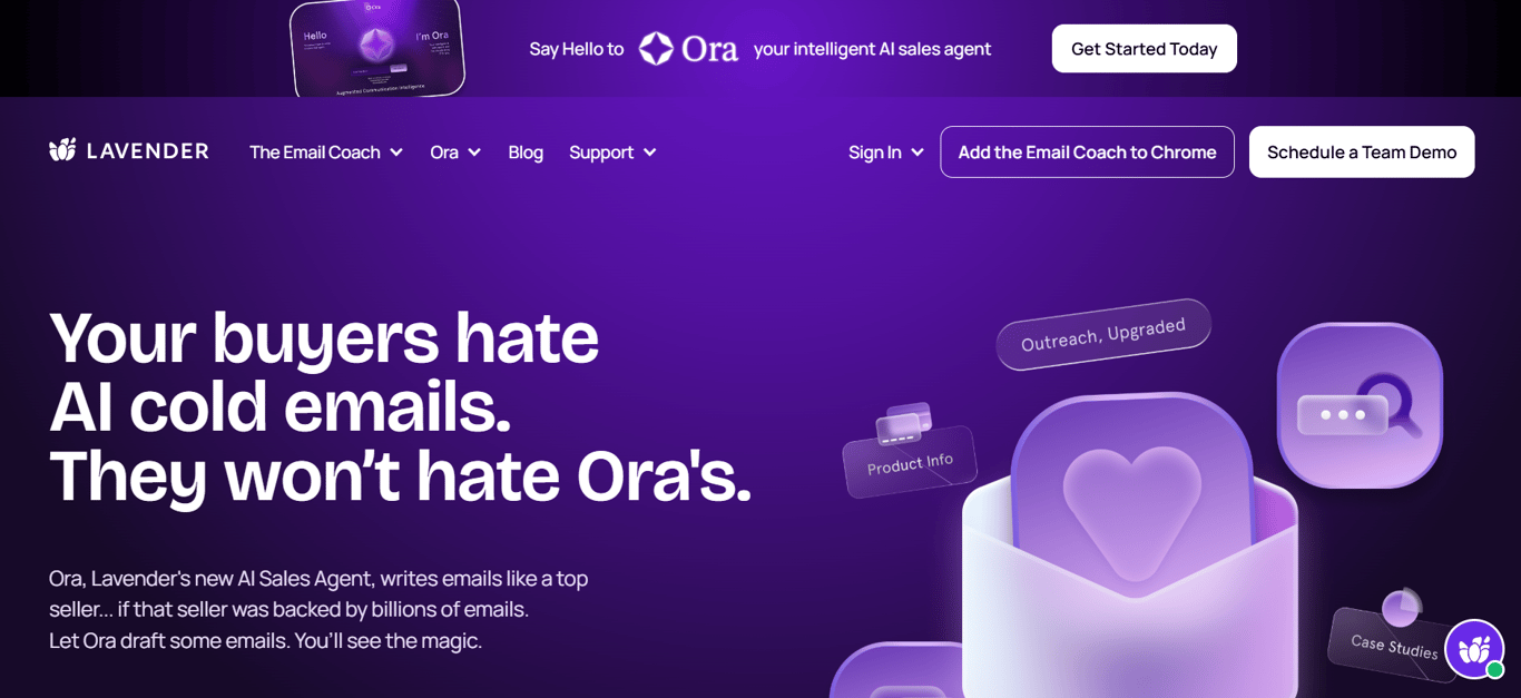 Homepage of Lavender