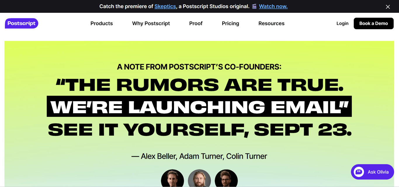 Homepage of Postscript