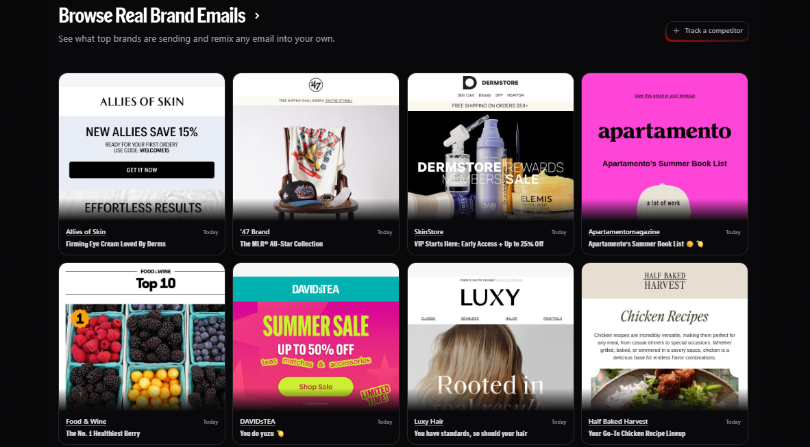 Real Brand Email Templates