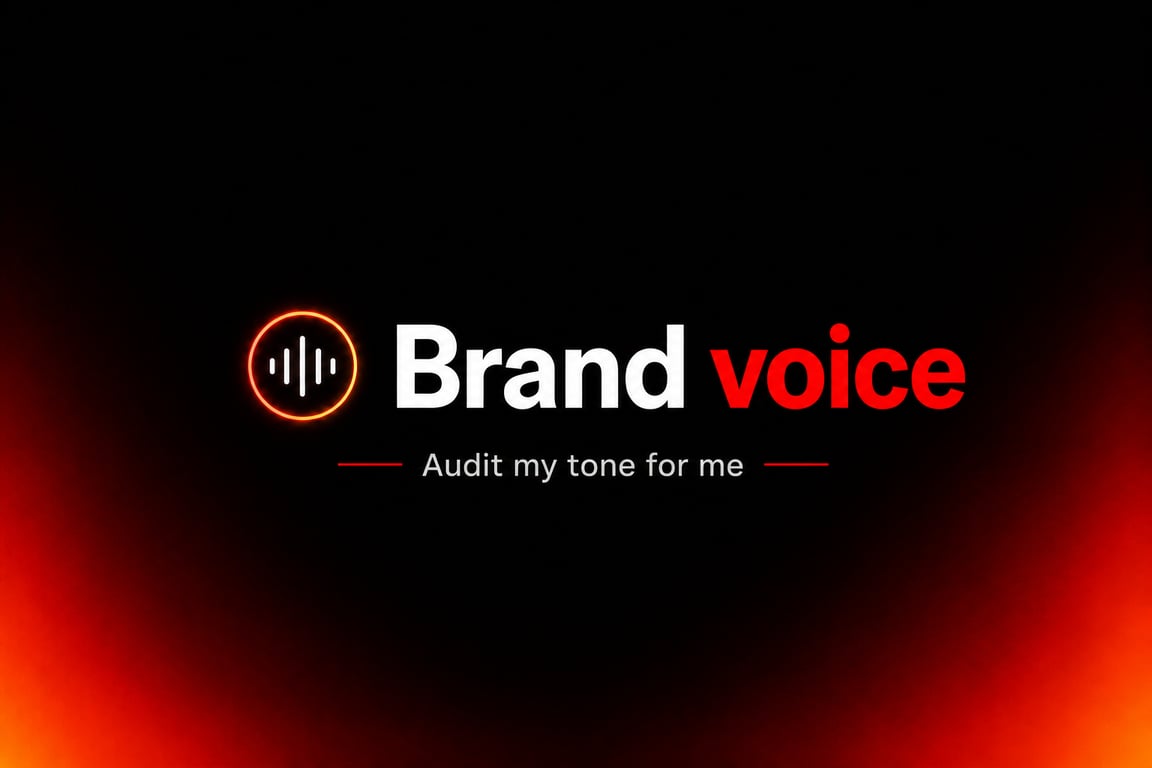 Brand voice feature for auditing and refining the tone of AI-generated email content.